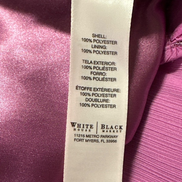 WHBM Dress Size 8 Pink Fuchsia Fairy Girly Party Event White House Black Market - Picture 5 of 9